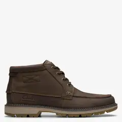 CLARKS - Bota Hombre Cuero Café