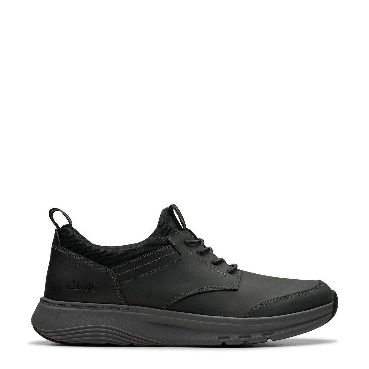 CLARKS - Zapato Casual Hombre Cuero Negro Clarks