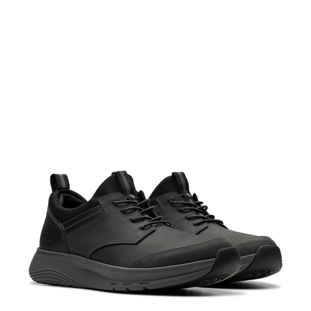 CLARKS - Zapato Casual Hombre Cuero Negro Clarks
