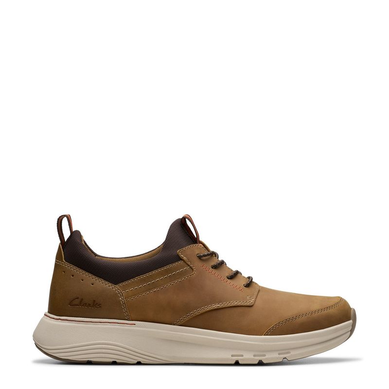 CLARKS - Zapato Casual Hombre Cuero Beige Clarks