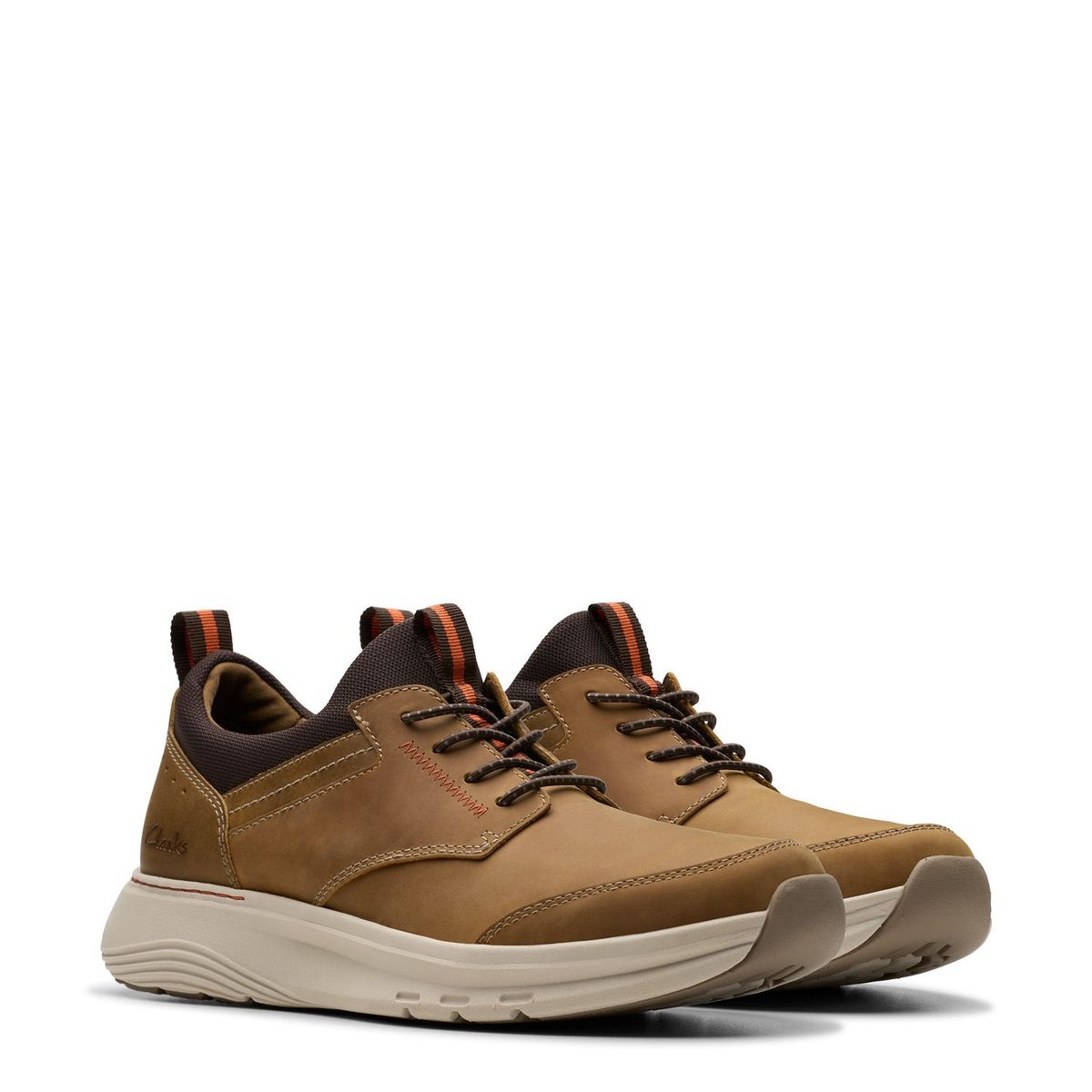 CLARKS - Zapato Casual Hombre Cuero Beige Clarks