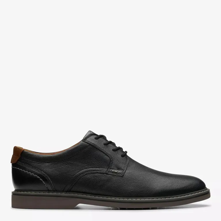 CLARKS Zapato Casual Hombre Cuero Negro