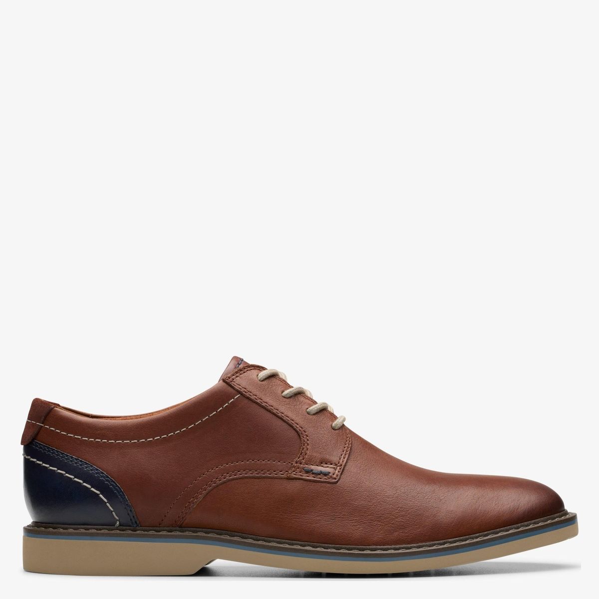 CLARKS - Zapato Casual Hombre Cuero Café Clarks