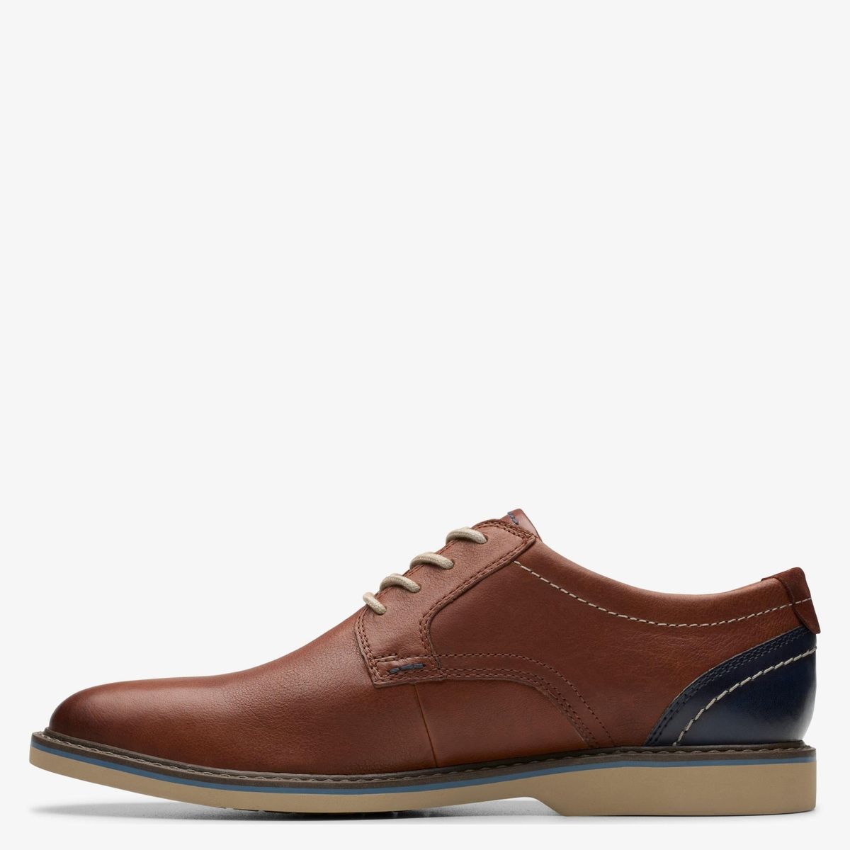 CLARKS - Zapato Casual Hombre Cuero Café Clarks