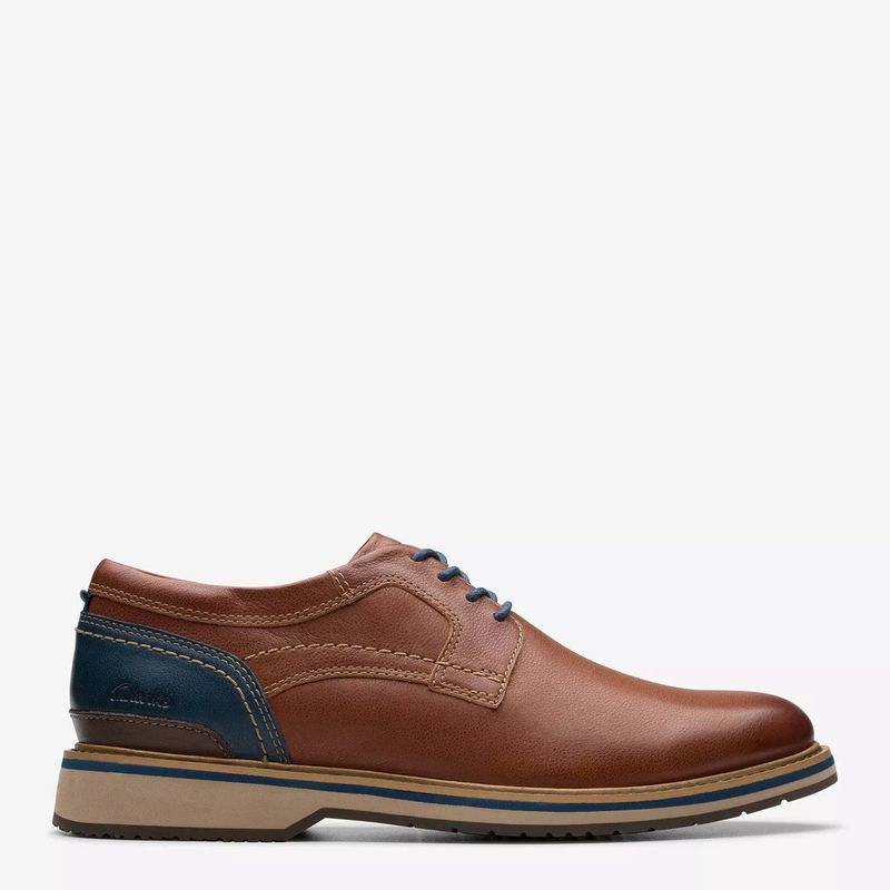 CLARKS - Zapato Casual Hombre Cuero Beige Clarks