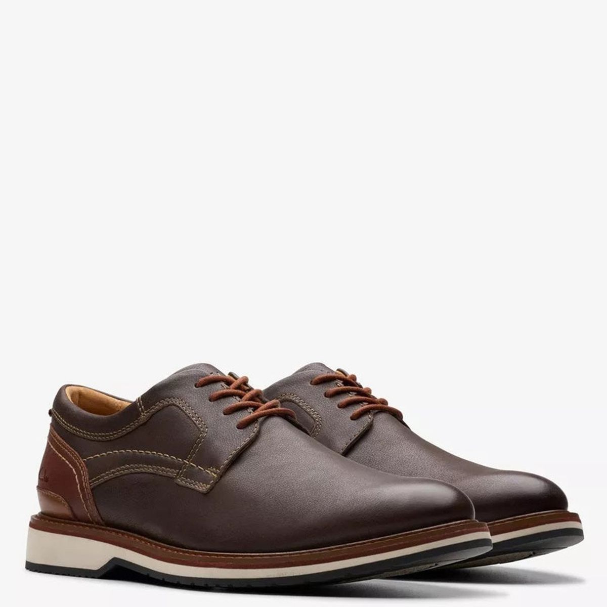 CLARKS - Zapato Casual Hombre Cuero Café Clarks