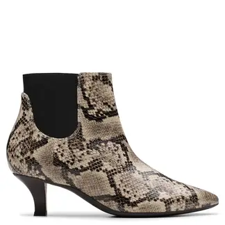 CLARKS - Botín Kitten Heel Mujer Gris