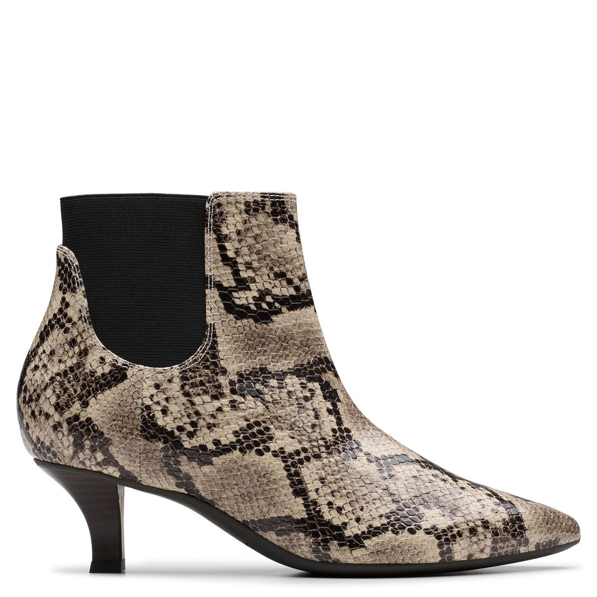 CLARKS - Botín Kitten Heel Mujer Gris Clarks