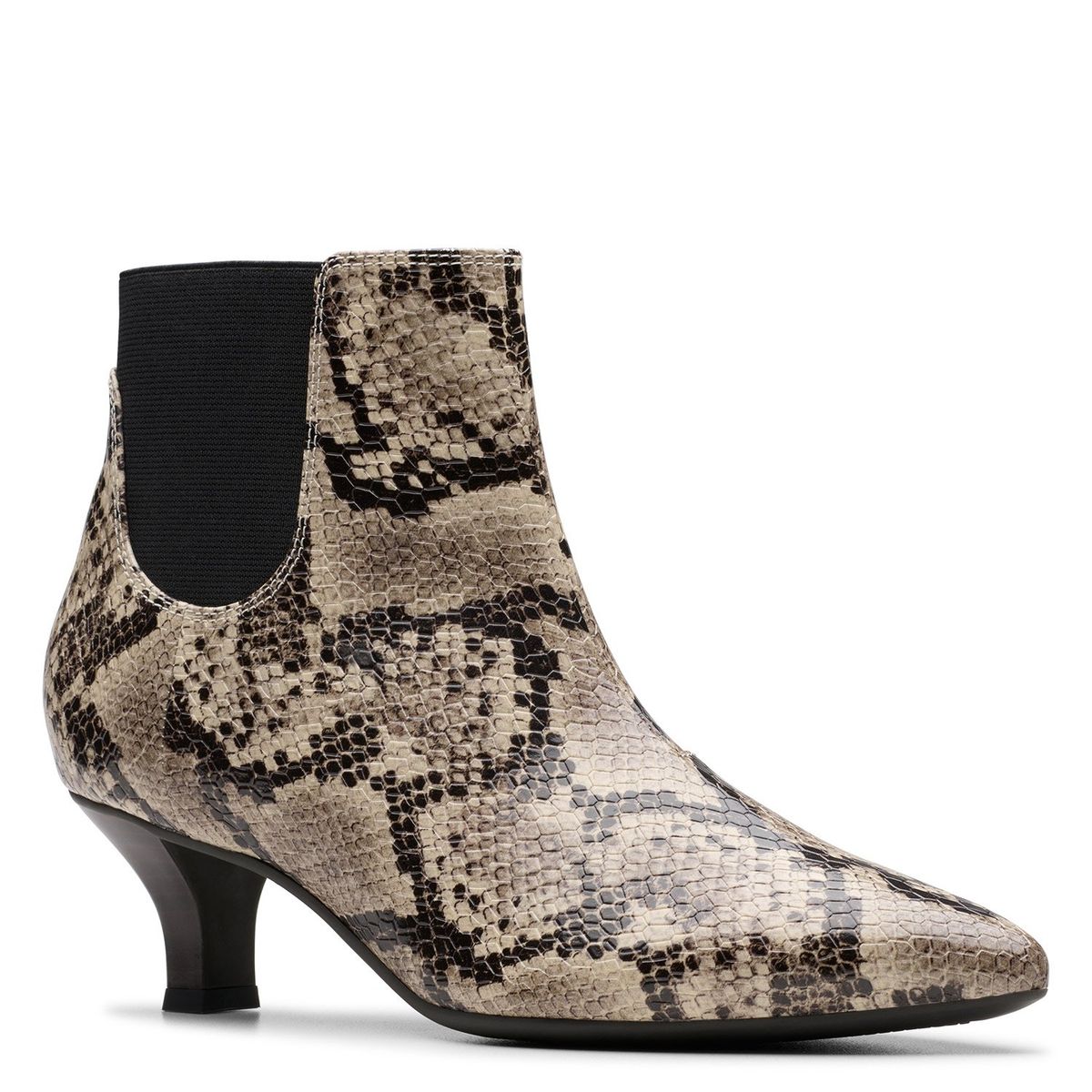 CLARKS - Botín Kitten Heel Mujer Gris Clarks