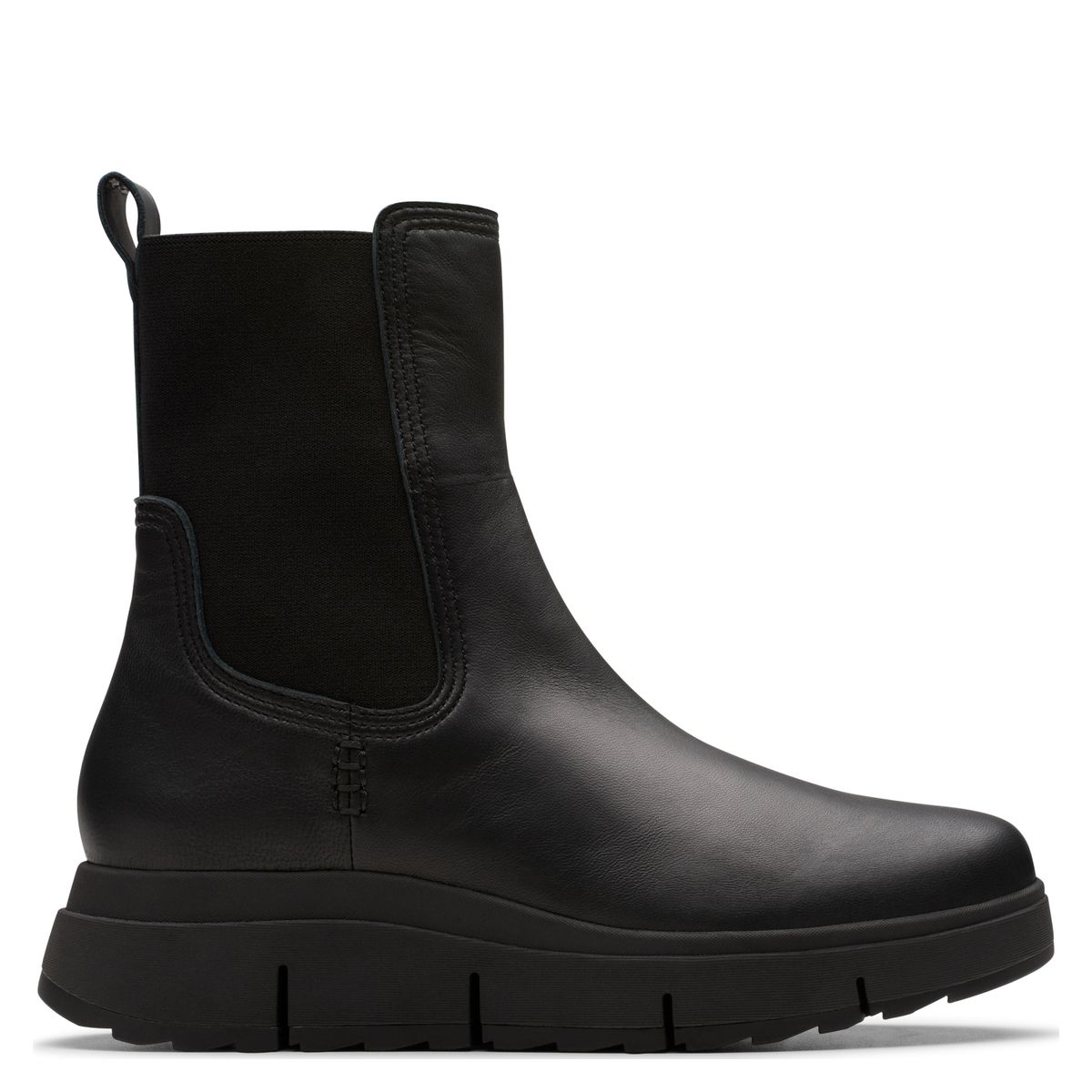 CLARKS - Botín Mujer Cuero Negro Clarks