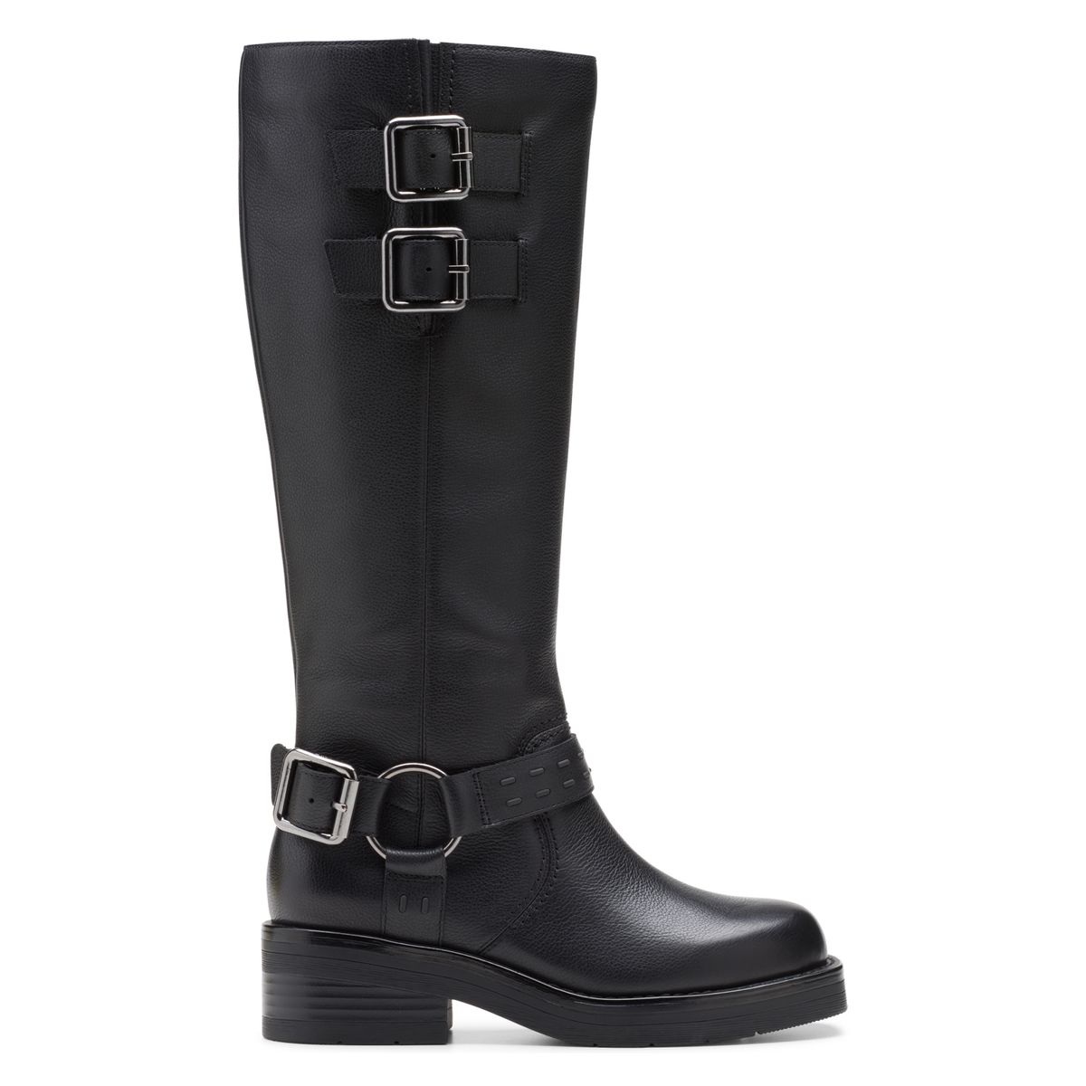 CLARKS - Bota Mujer Cuero Negro Clarks