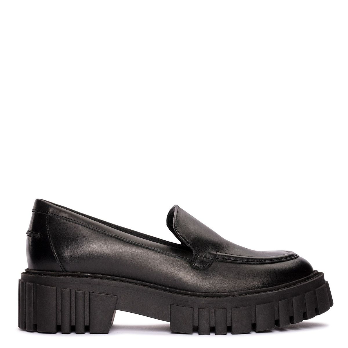 CLARKS - Mocasín Mujer Cuero Negro Clarks