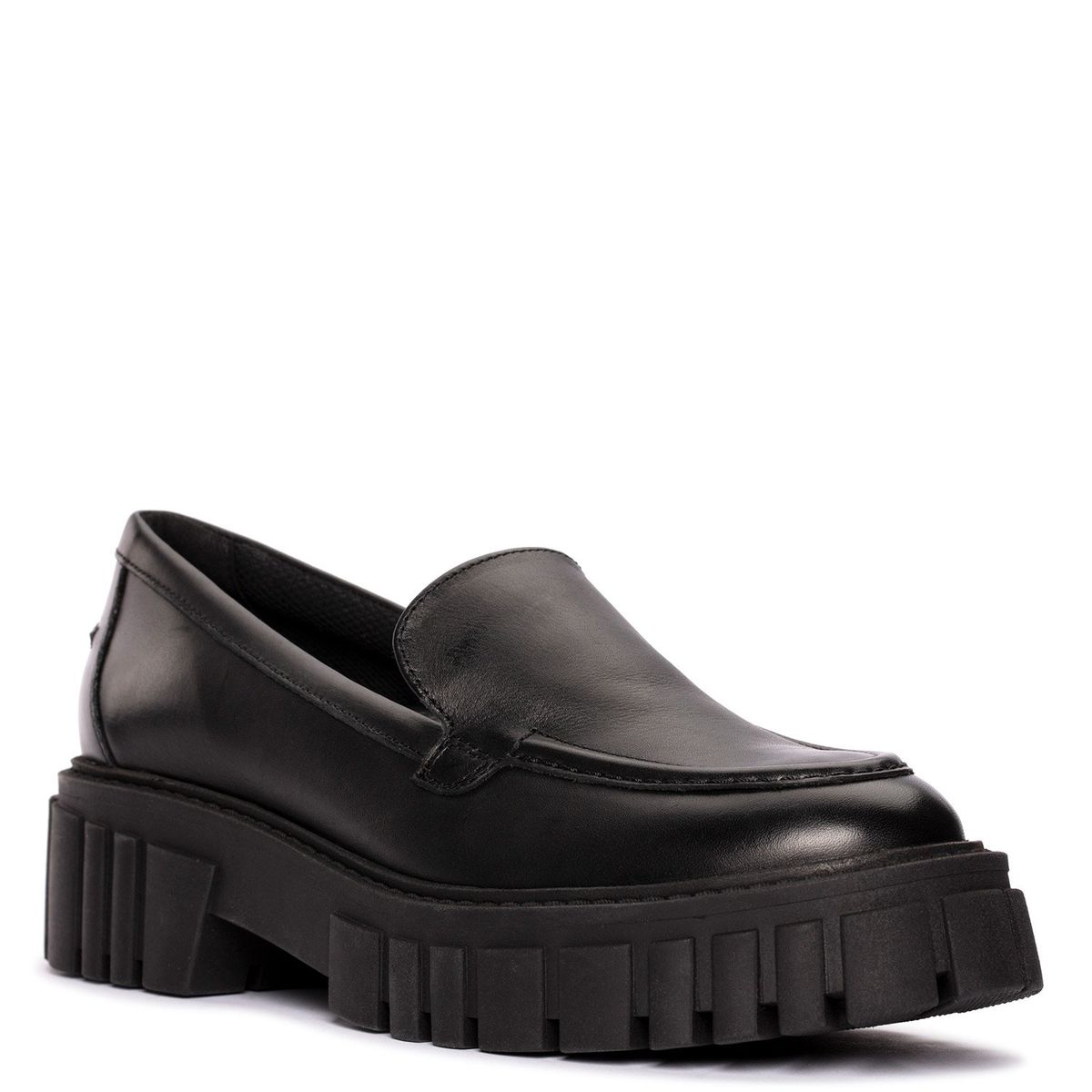 CLARKS - Mocasín Mujer Cuero Negro Clarks