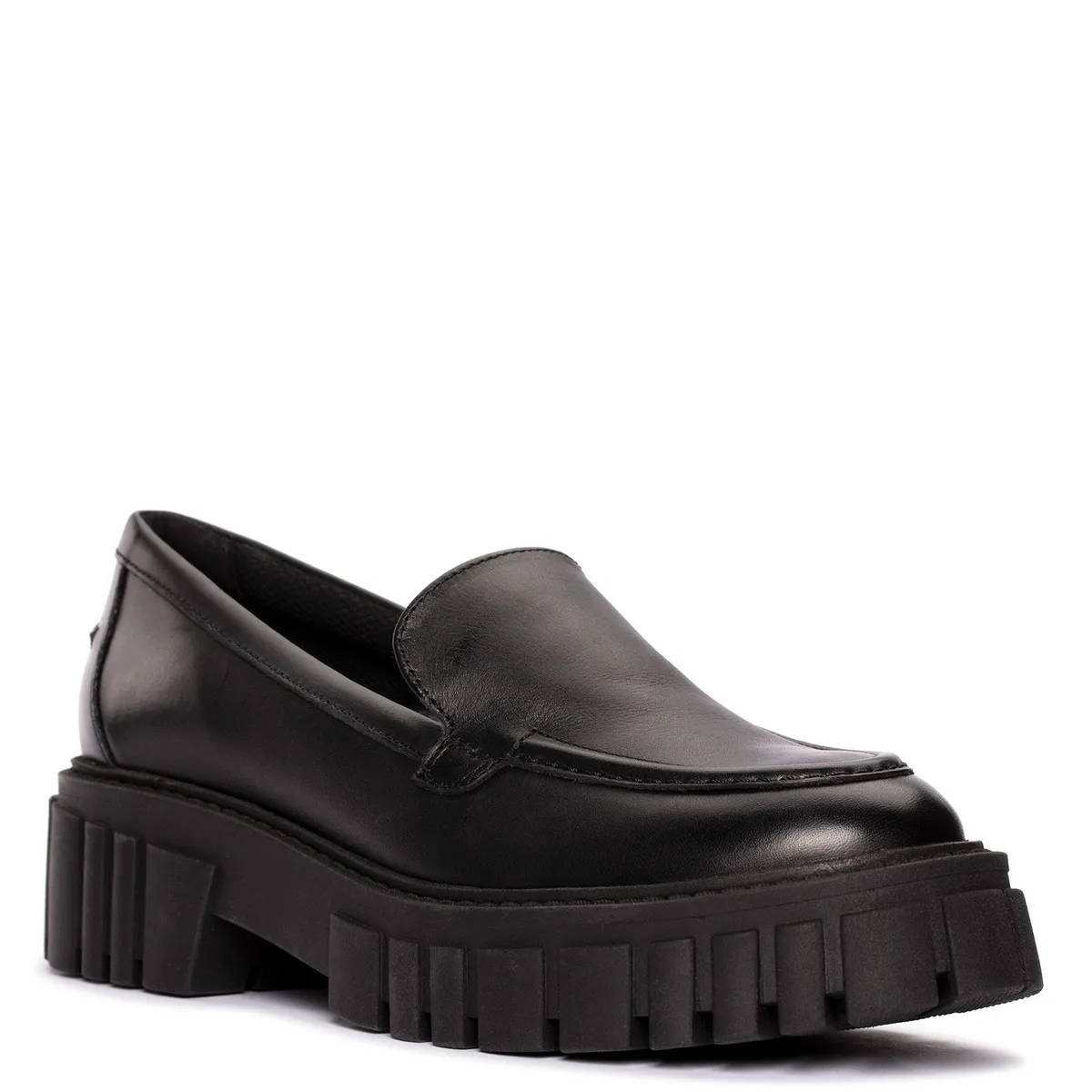 CLARKS - Mocasín Mujer Cuero Negro Clarks