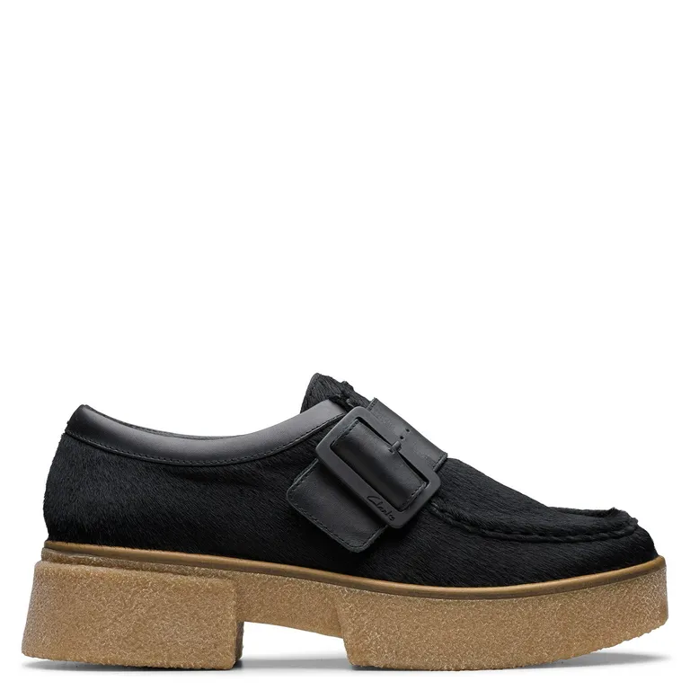 CLARKS Zapato Casual Mujer Cuero Negro