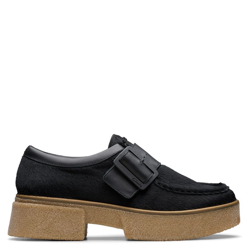 CLARKS - Zapato Casual Mujer Cuero Negro Clarks