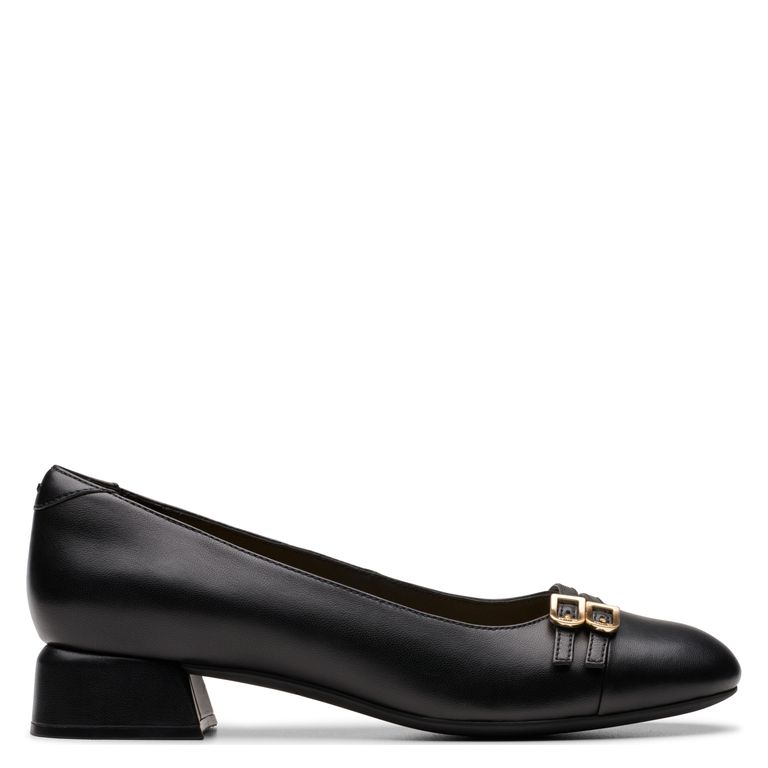 CLARKS Zapato Casual Mujer Cuero Negro