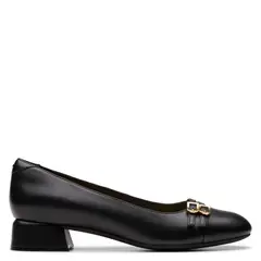CLARKS - Zapato Casual Mujer Cuero Negro