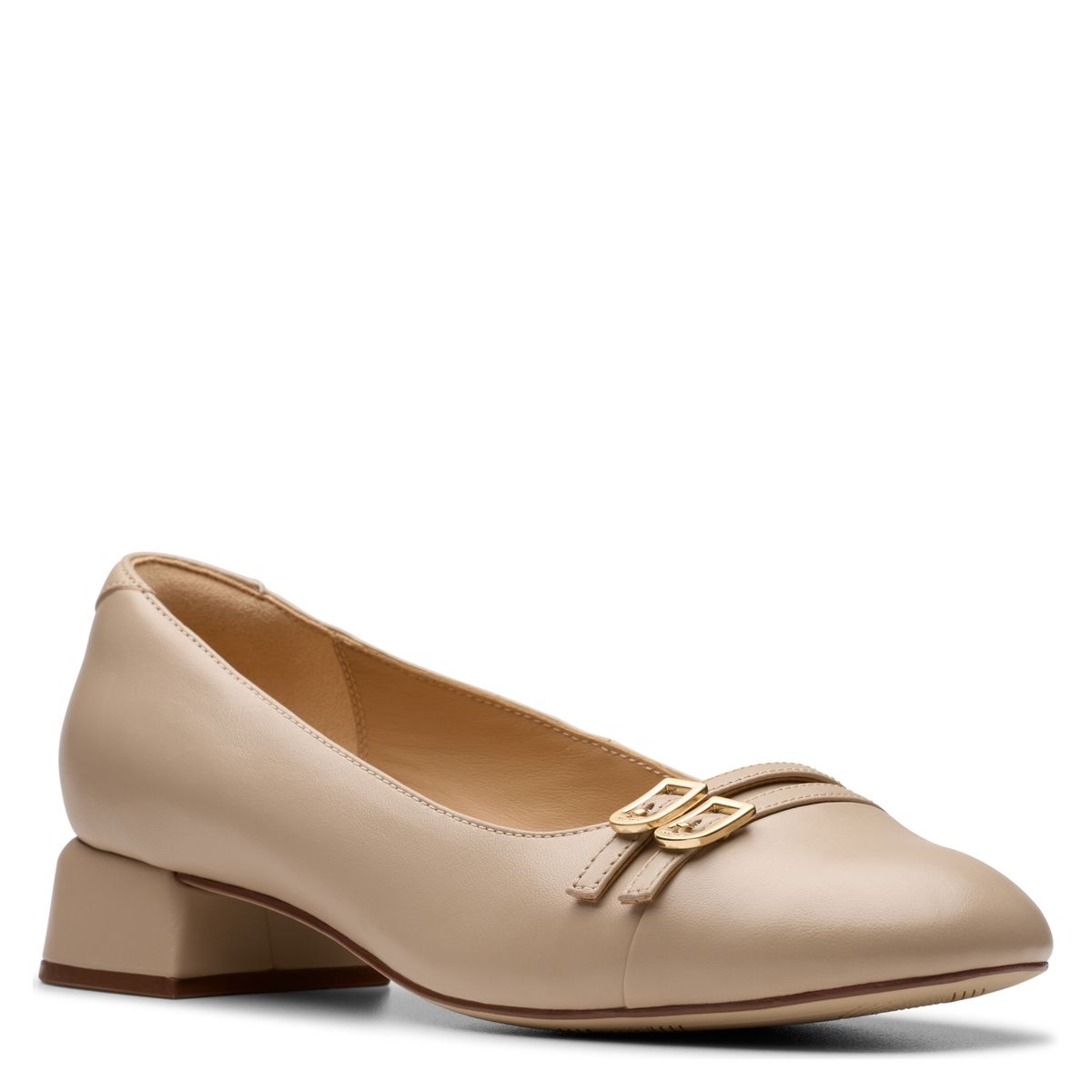 CLARKS - Zapato Casual Mujer Cuero Beige Clarks