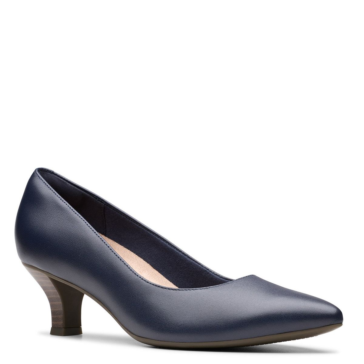 CLARKS - Zapato Formal Mujer Cuero Azul Clarks