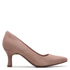 CLARKS - Zapato Formal Mujer Cuero Rosado