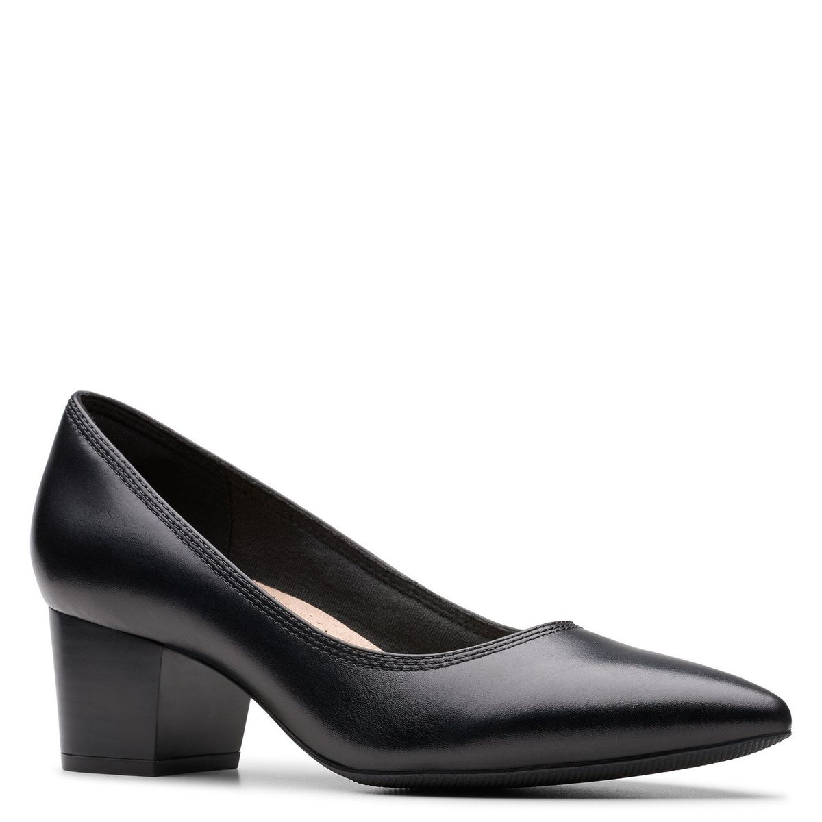 CLARKS - Zapato Formal Mujer Cuero Negro Clarks