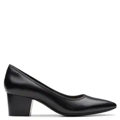 CLARKS - Zapato Formal Mujer Cuero Negro