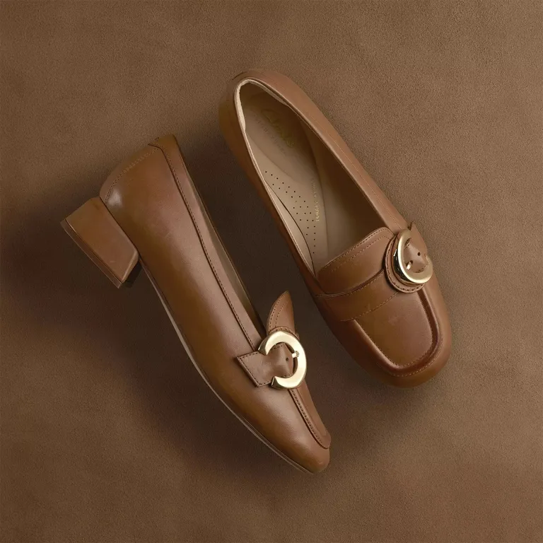 CLARKS Zapato Casual Mujer Cuero Beige