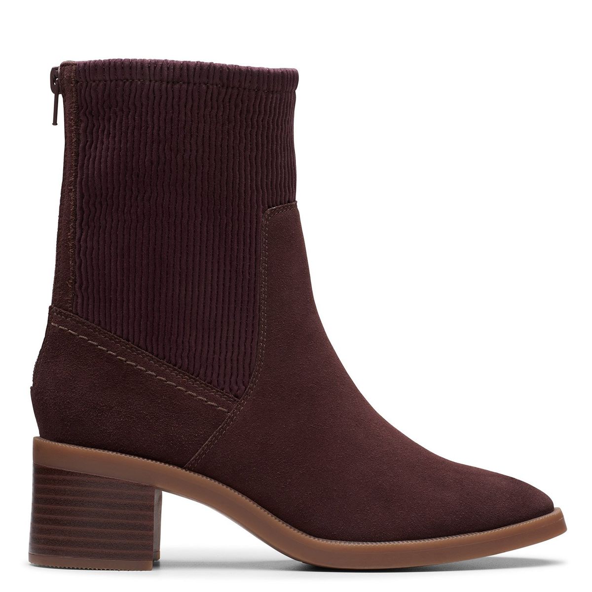 CLARKS - Botín Mujer Cuero Café Clarks