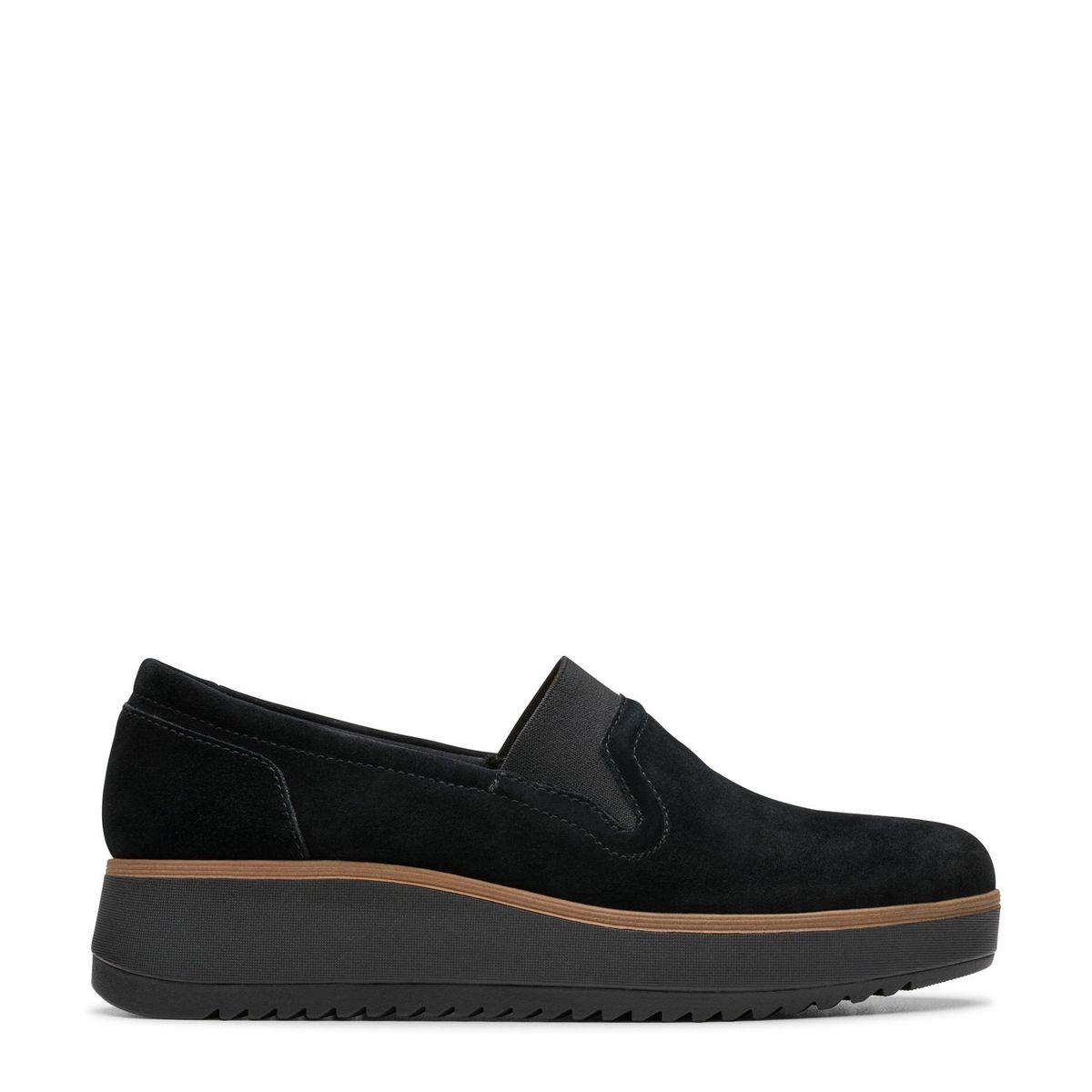 CLARKS - Zapato Casual Mujer Cuero Negro Clarks