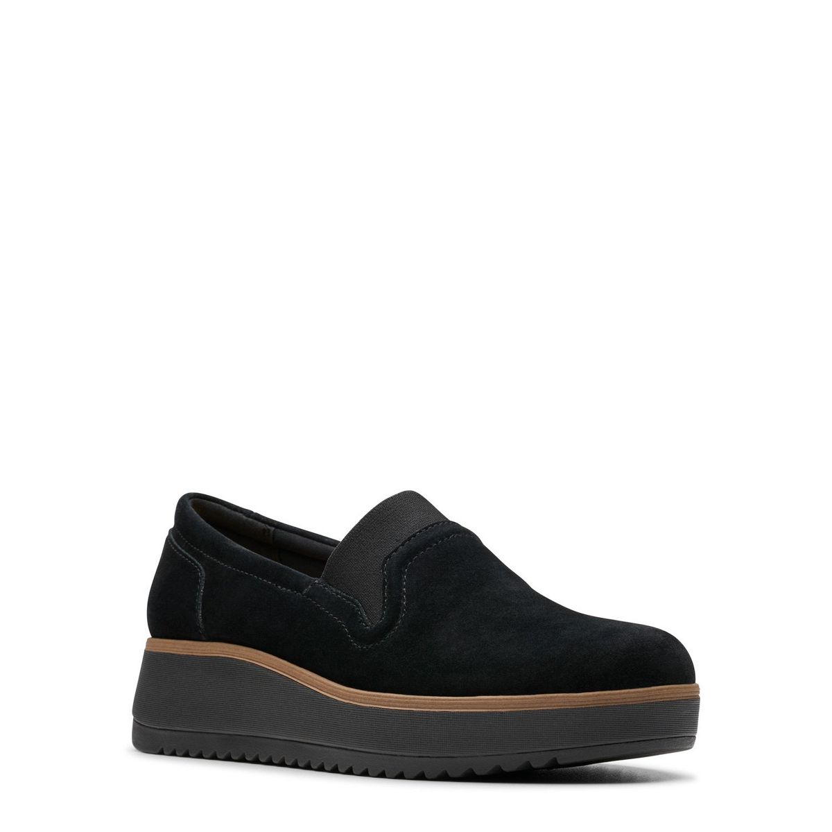 CLARKS - Zapato Casual Mujer Cuero Negro Clarks