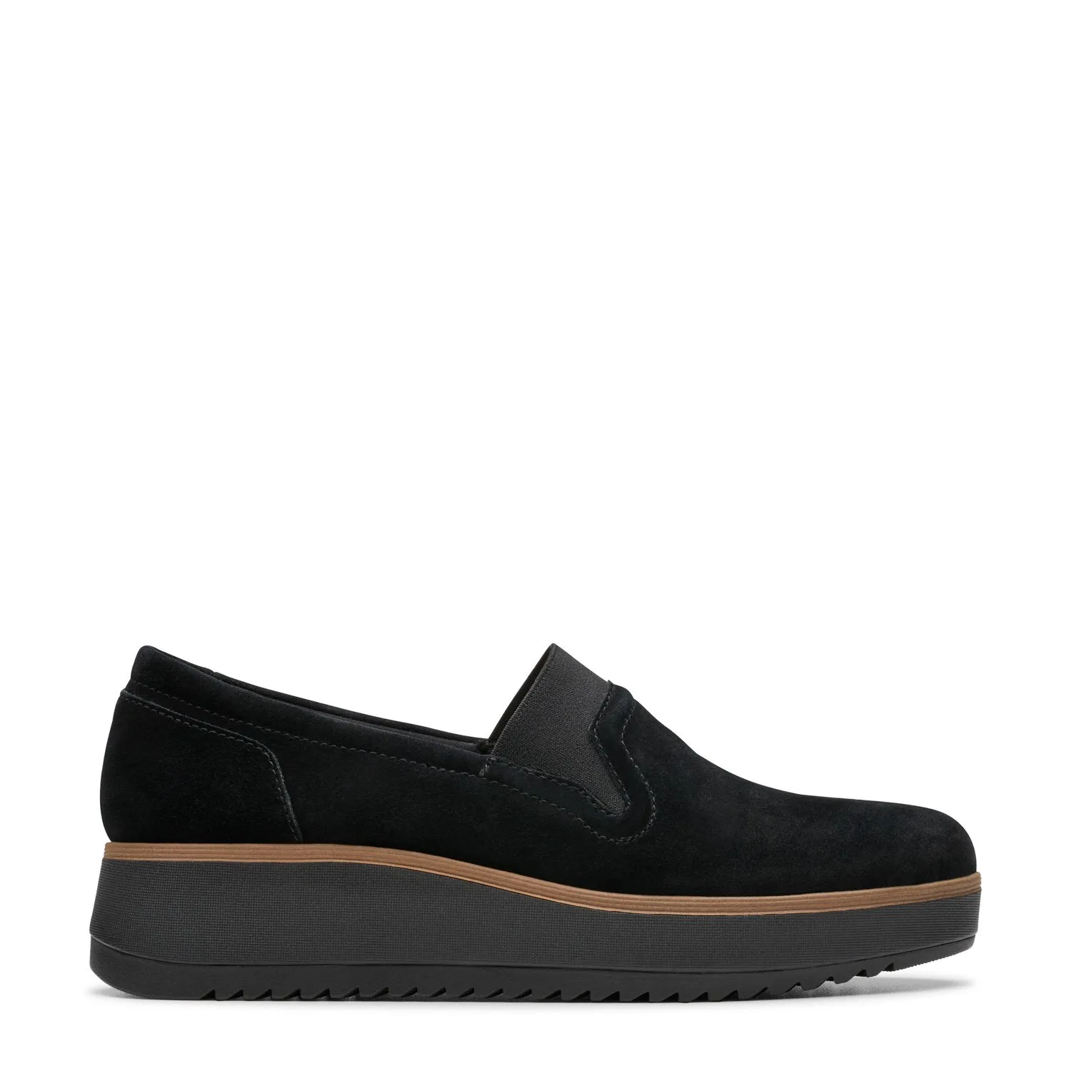 CLARKS Zapato Casual Mujer Cuero Negro Clarks