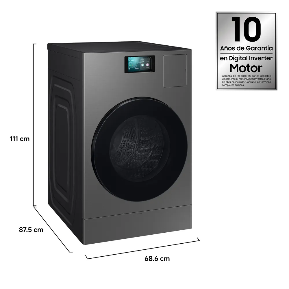 Samsung Bespoke AI WD25DB8995BZ 25/15 kg, foto 2