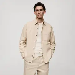 MANGO MAN - Chaqueta Vaquera Bolsillo Hombre
