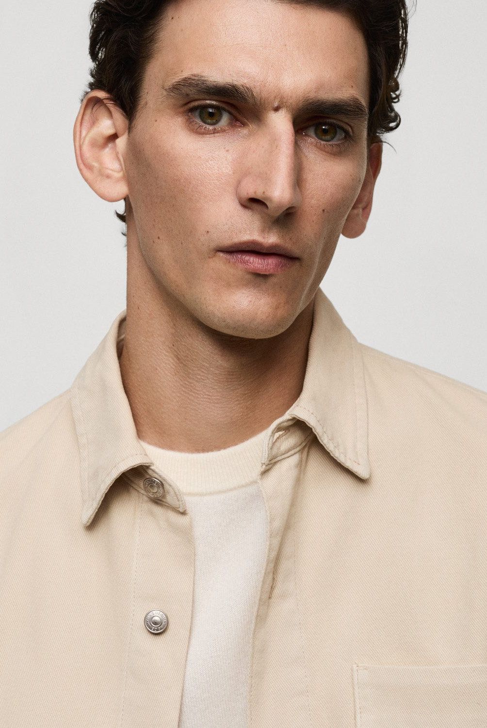 MANGO MAN - Chaqueta Vaquera Bolsillo Hombre Mango Man