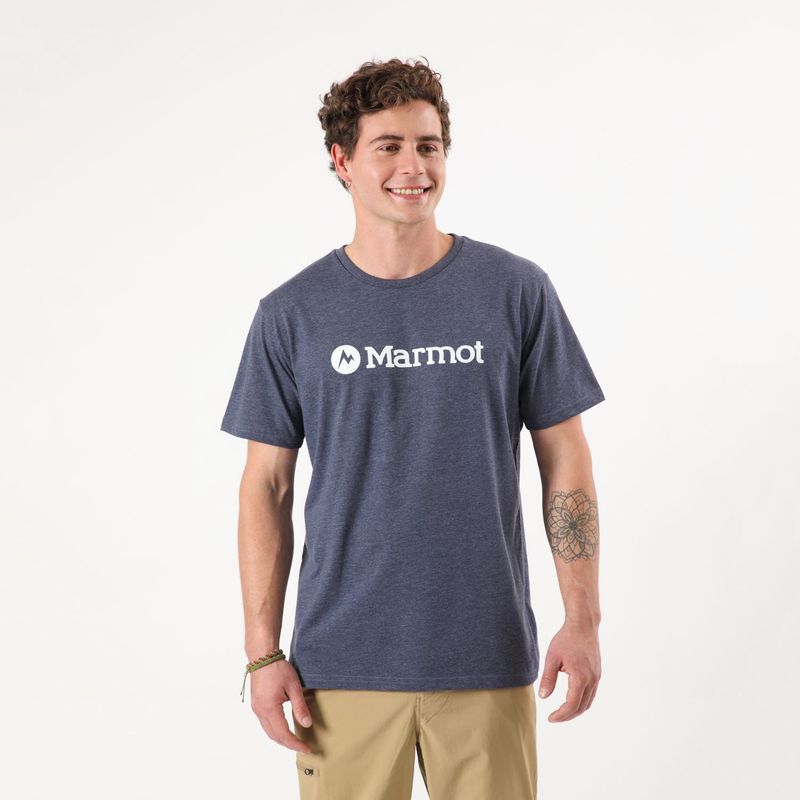 MARMOT - Polera Manga Corta Outdoor Algodón Hombre Marmot