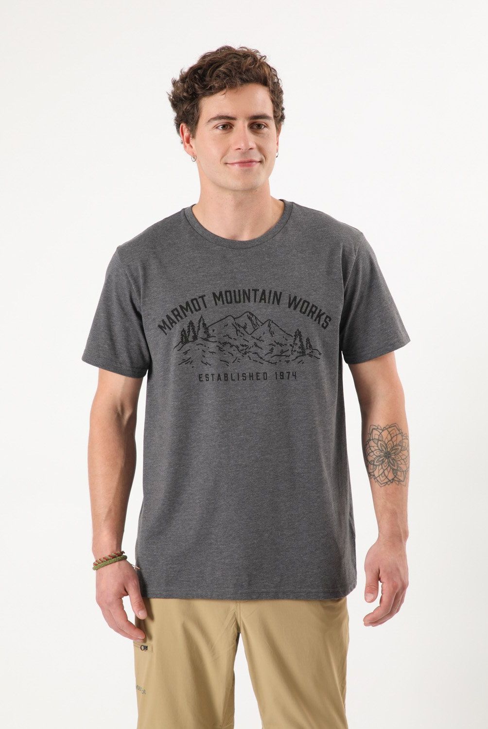 MARMOT - Polera Manga Corta Outdoor Algodón Hombre Marmot