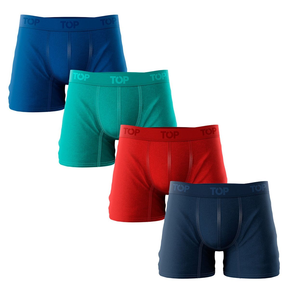 TOP - Pack De 4 Boxer Algodón Hombre Top