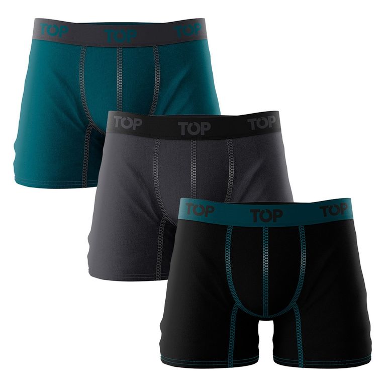 Pack De 3 Boxers Algodón Hombre