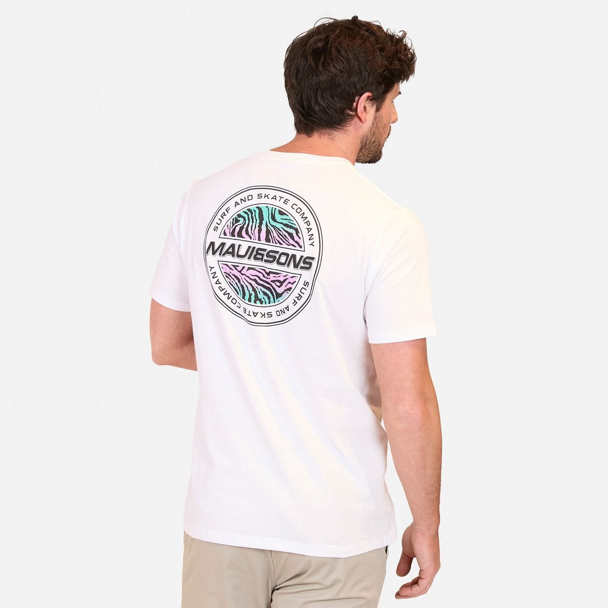 MAUI AND SONS - Polera Manga Corta Cuello Redondo Hombre Maui And Sons