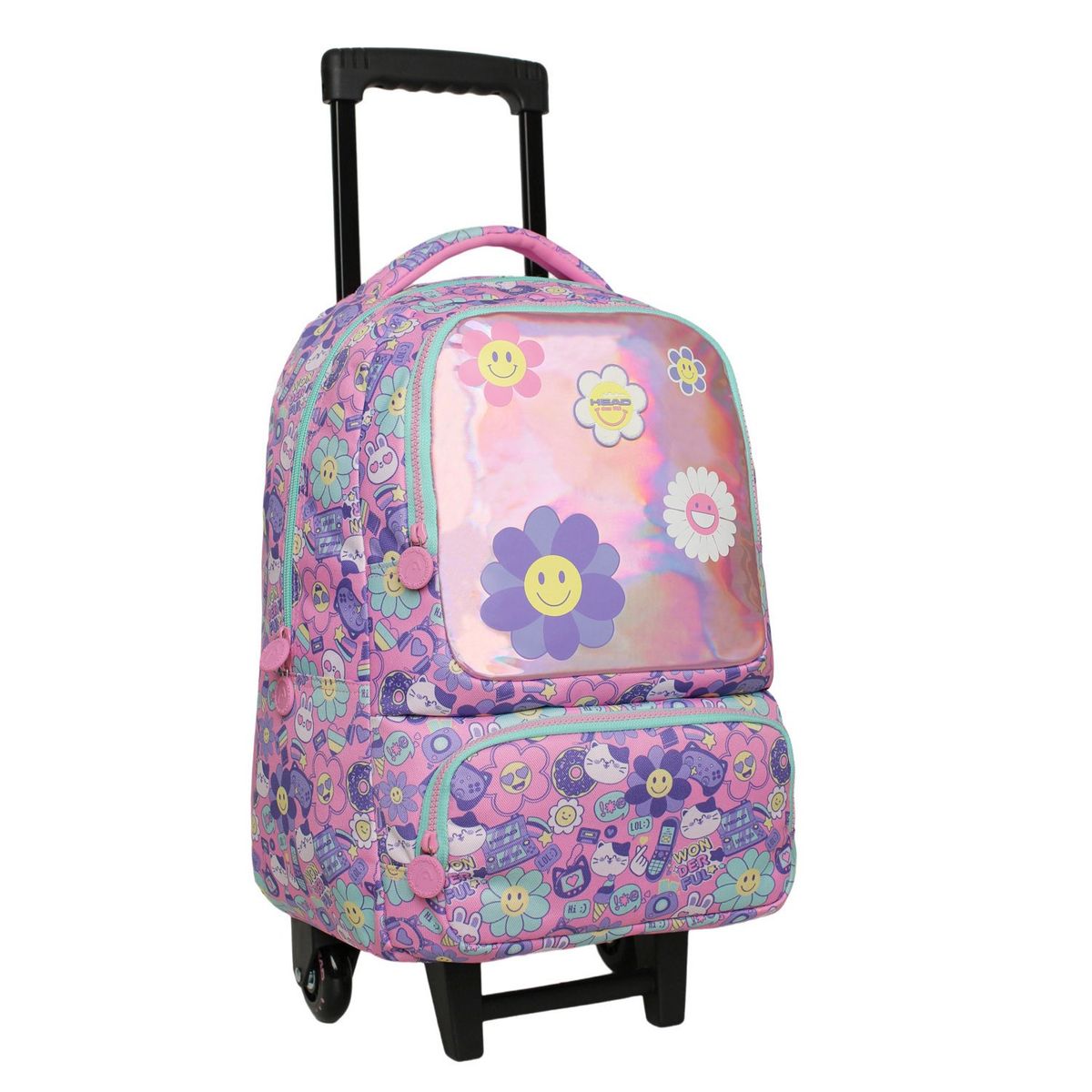 HEAD - Pack Bakan Mochila con Ruedas + Lonchera + Estuche 30 lts Head