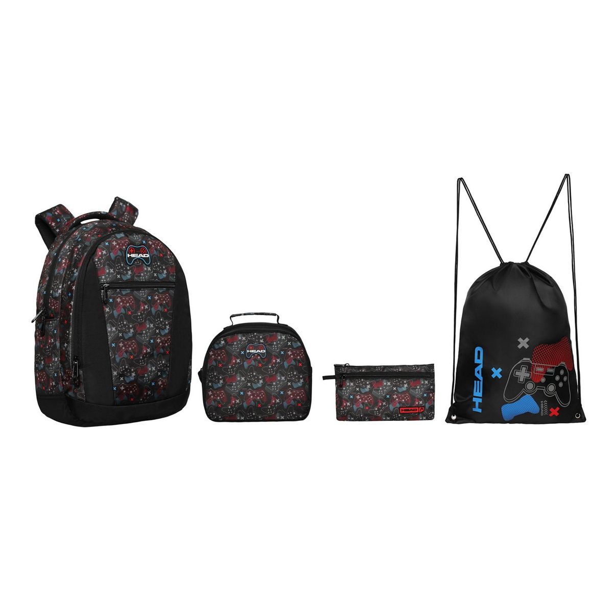 HEAD - Pack Top Mochila Juvenil + Estuche + Lonchera + Gymbag 30 lts Head