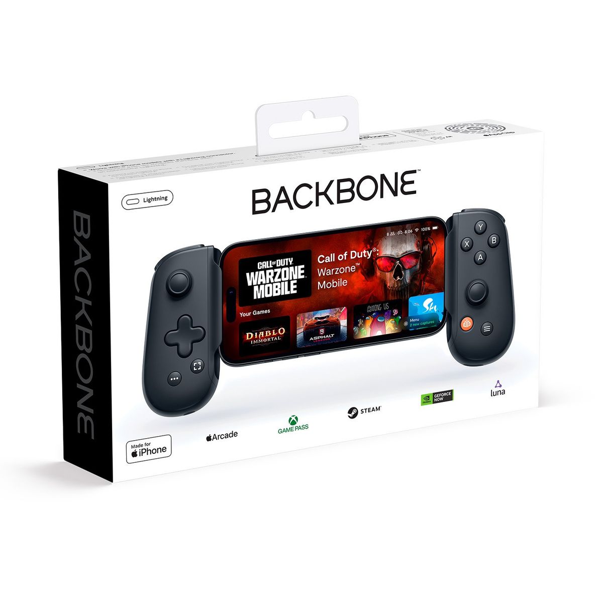 BACKBONE - Backbone One Gen 2 Negro Conexión Lightning IOS