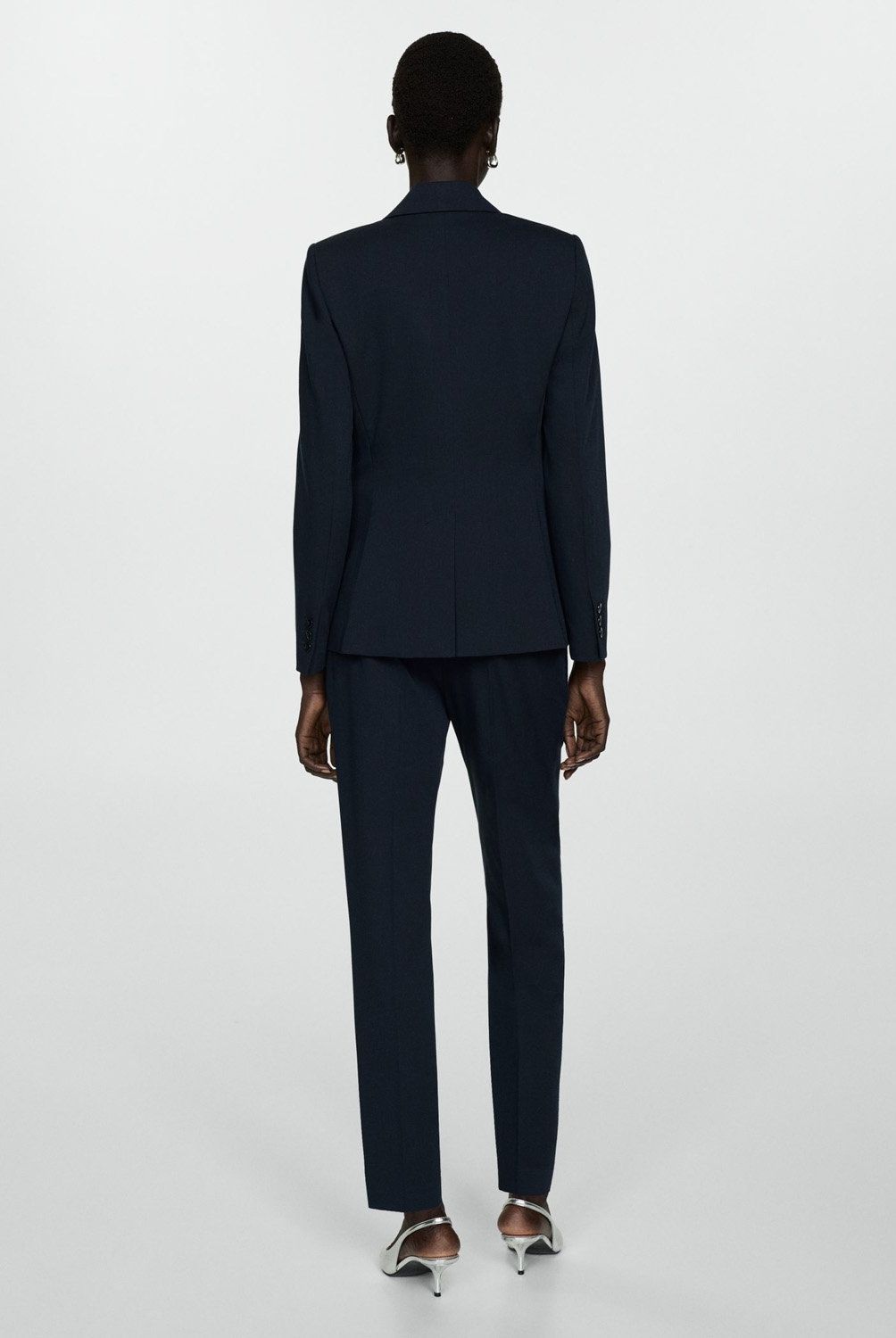 MANGO - Blazer Traje Entallada Mujer Mango