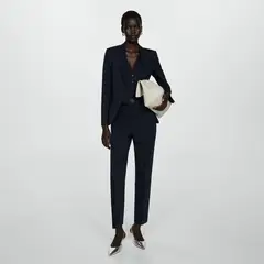 MANGO - Blazer Traje Entallada Mujer