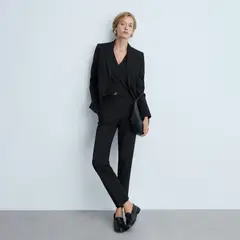 MANGO - Blazer Traje Entallada Mujer