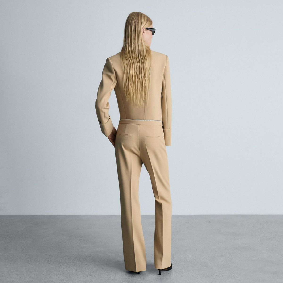 MANGO - Pantalón Fluido Flare Mujer Mango