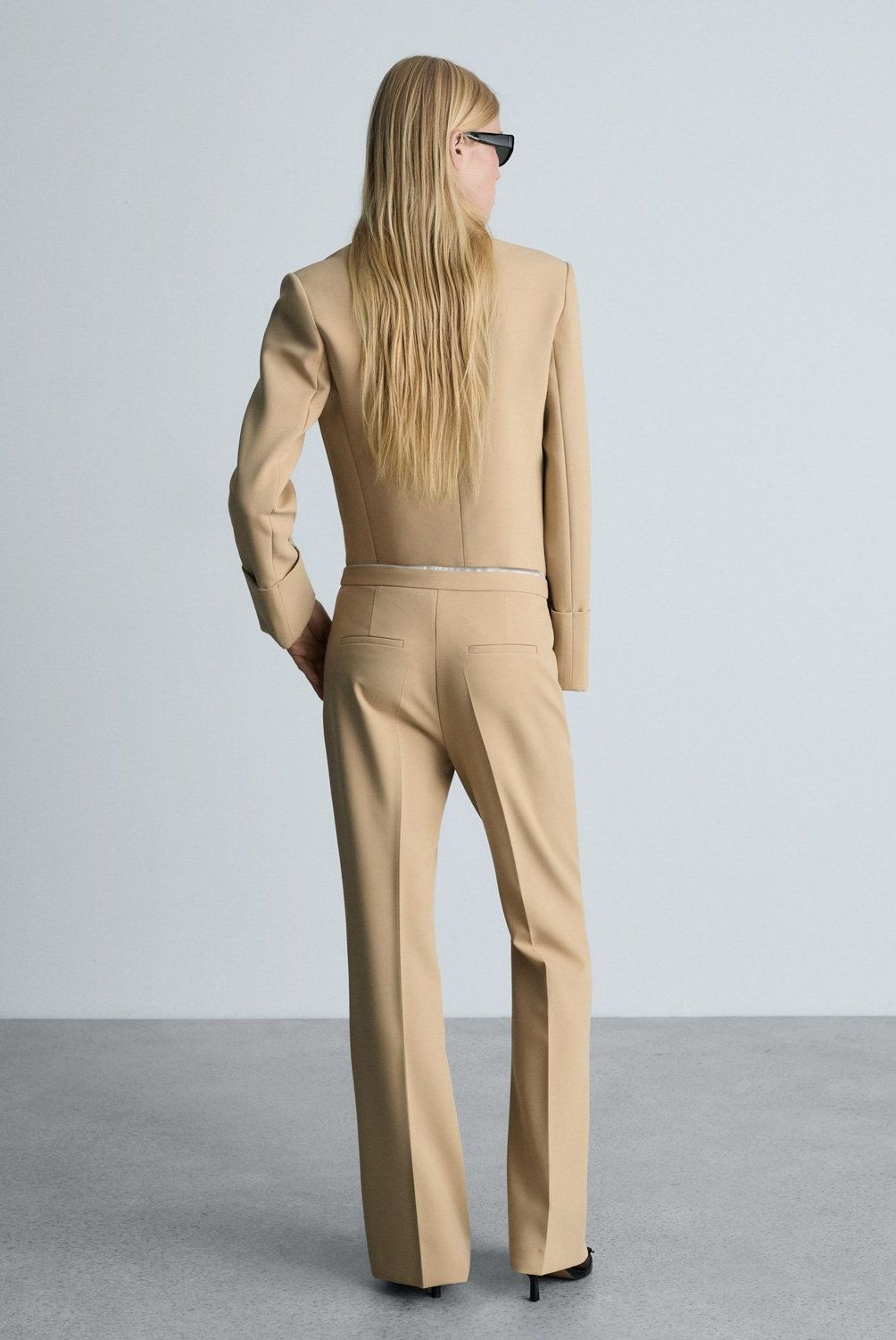 MANGO - Pantalón Fluido Flare Mujer Mango
