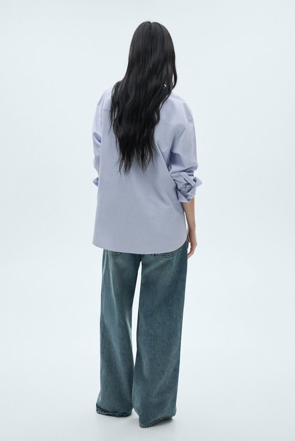 MANGO - Blusa Algodón Rayas Mujer Mango