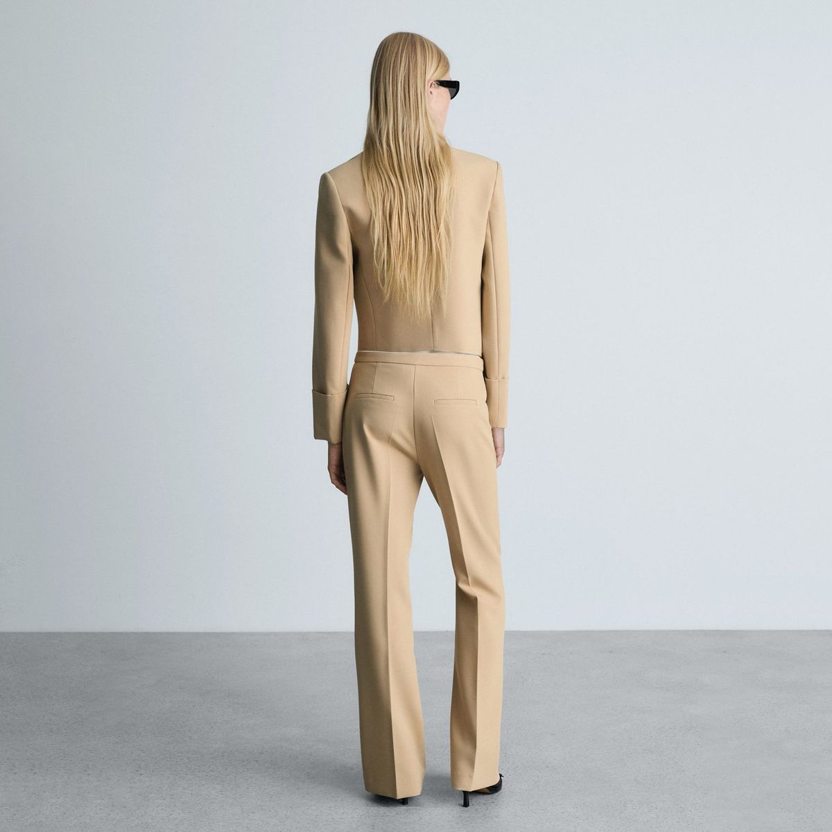 MANGO - Chaqueta Estructura Botones Mujer Mango